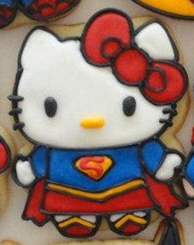 Hello Kitty Supergirl Cookie