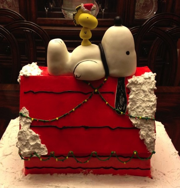 Snoopy Doghouse Cake