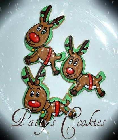 Rudolph the Red nosed Reindeer Cookies