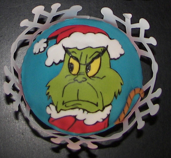 Grinch Cupcake