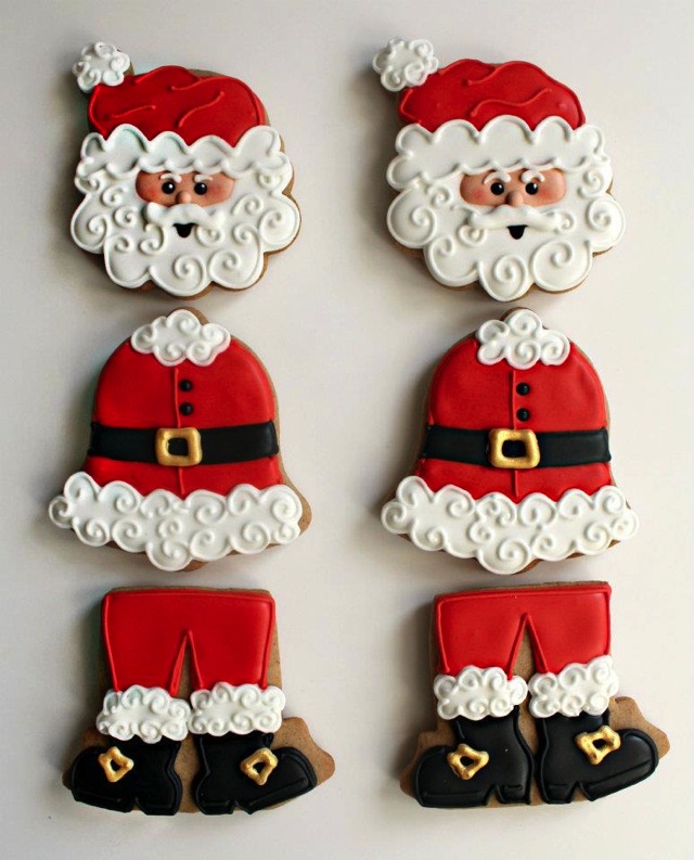 Santa Cookies 