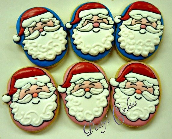 Santa Cookies 