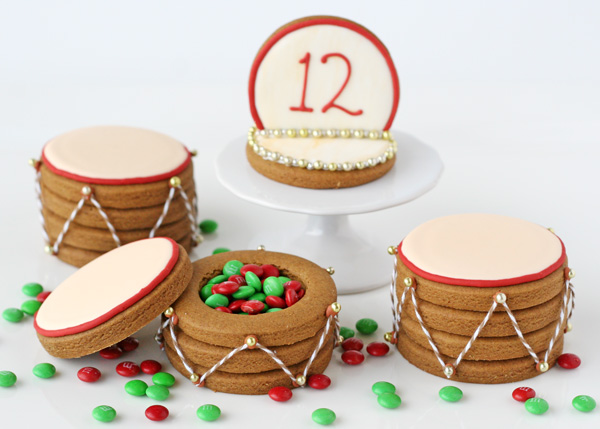 Twelve Drummers Drumming Cookies 2