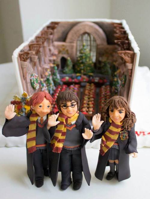 Harry Potter Christmas Cake 
