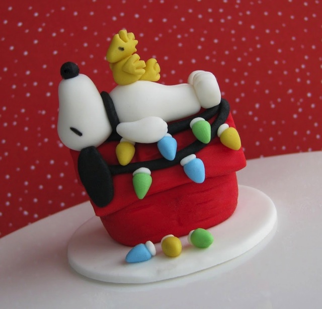 Charlie Brown Christmas Cake Topper