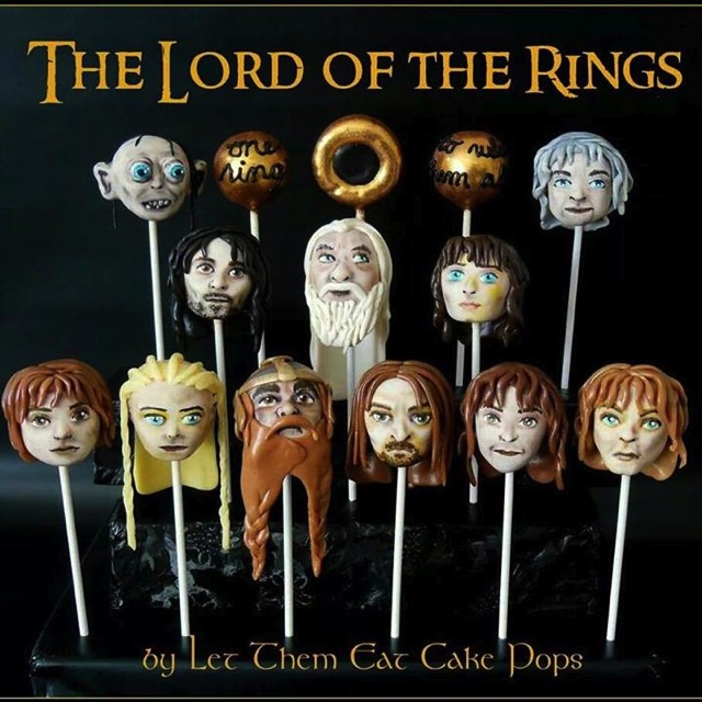 Lord of the Rings Cake Pops
