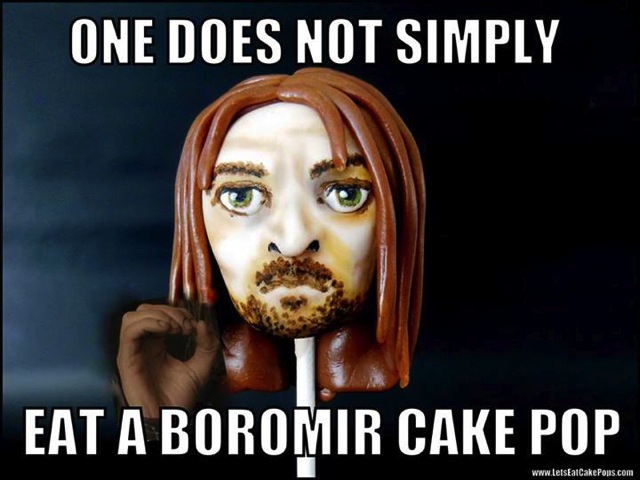 Boromir Cake Pop