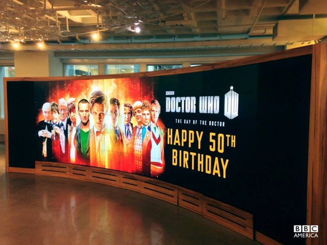 Doctor Who 50th Anniversary banner