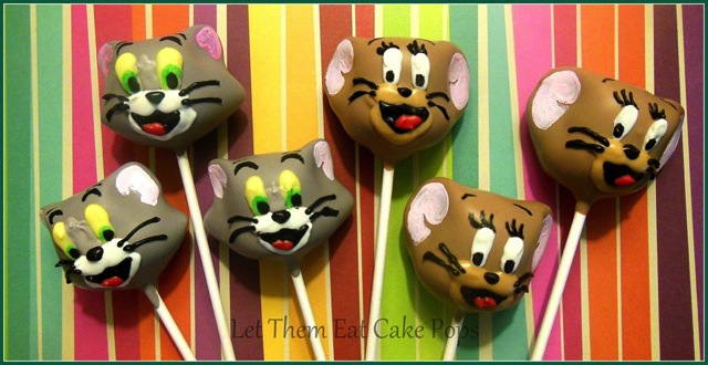 Tom and Jerry Cake Pops