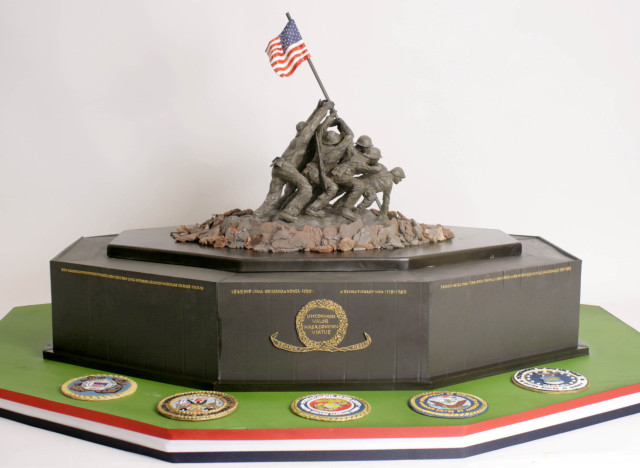 Iwo Jima Memorial Cake