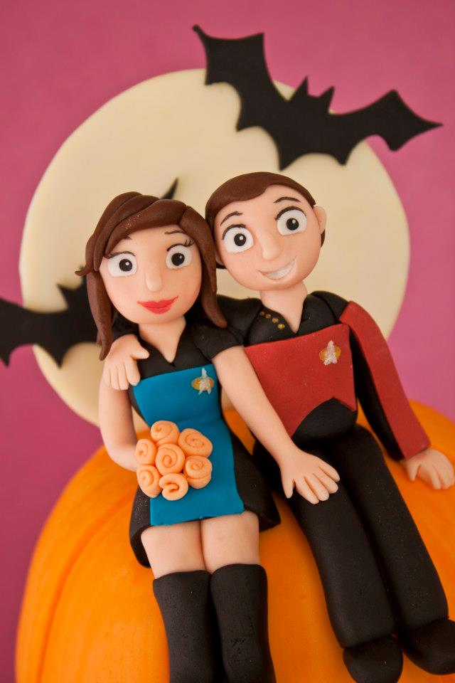 Star Trek Wedding Cake Toppers