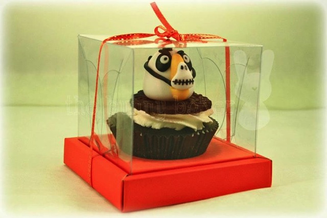Angry Birds Halloween Cupcake 