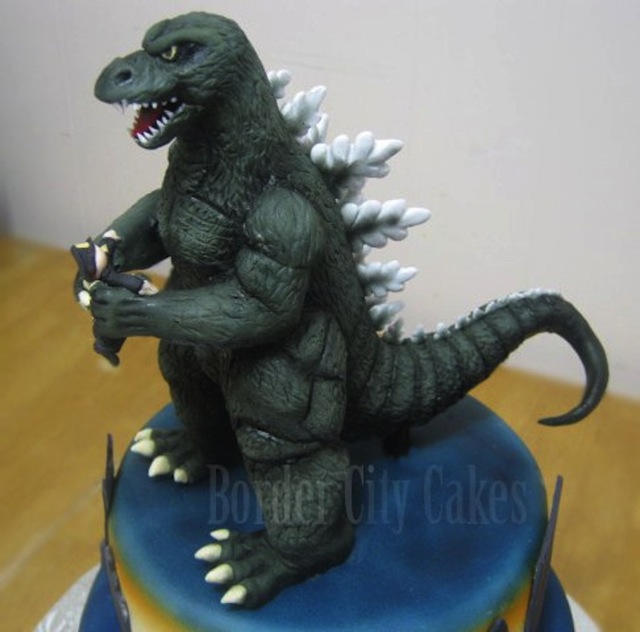 Godzilla Cake Topper 
