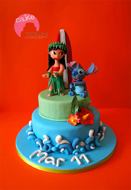 Lilo and Stitch Cake