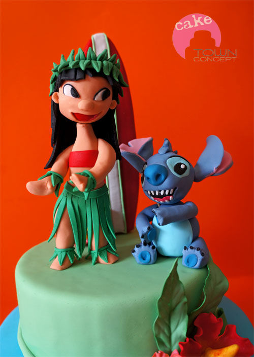 Lilo and Stitch Cake 