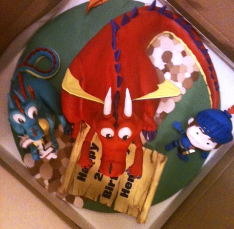 MIke the Knight Cake 