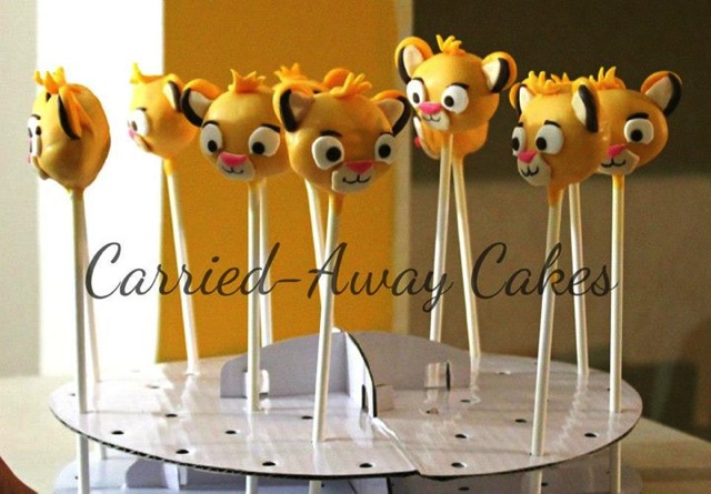 Lion King Cake Pops 