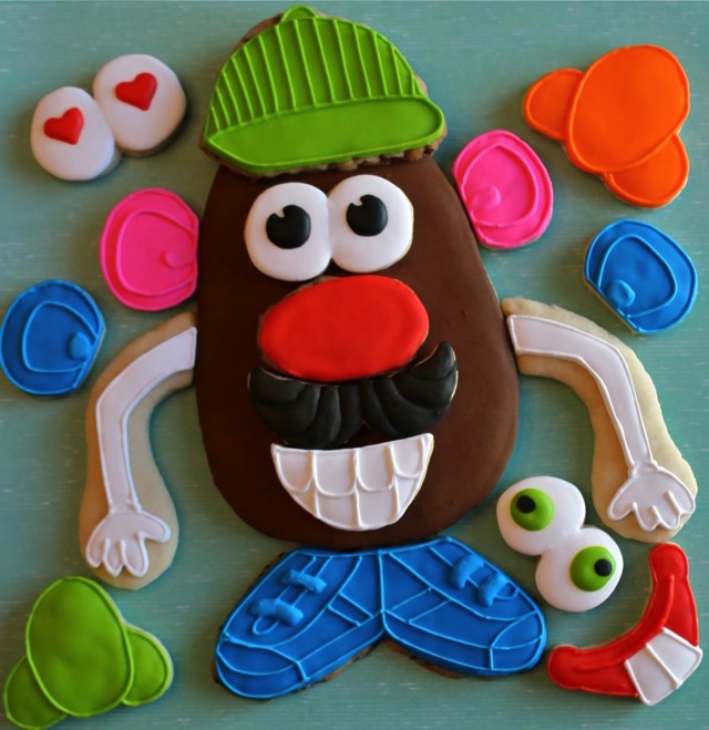 Mr. Potato Head Cookies