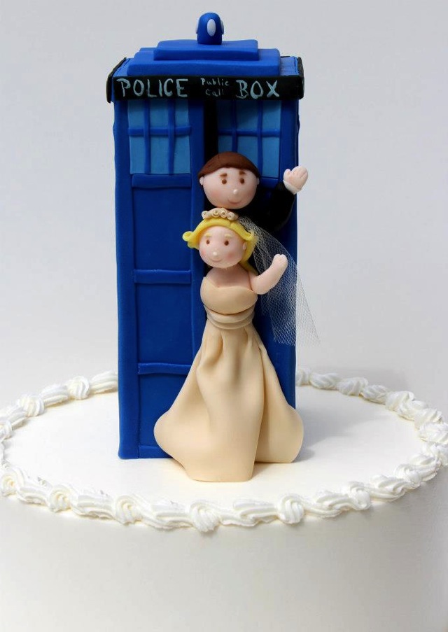 Doctor Who Wedding Cake Topper