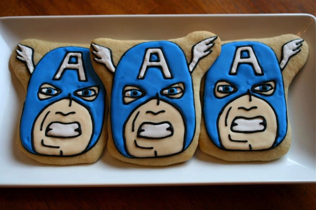 Captain America Cookie
