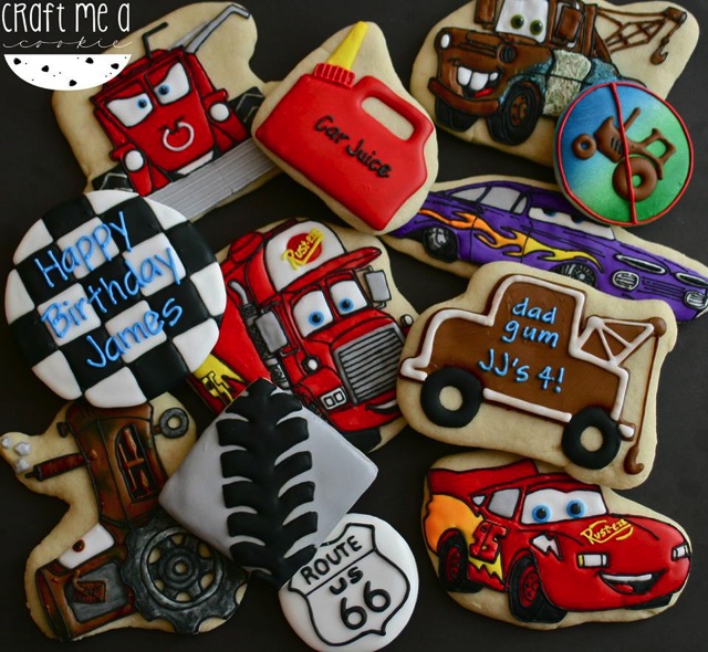 Disney Cars Cookies 
