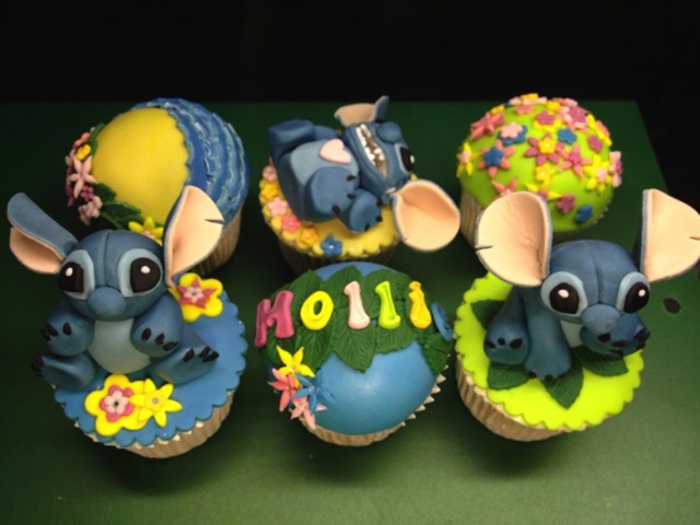 Stitch Cupcakes