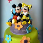 Adorable Mickey and Minnie Cake