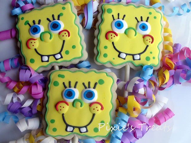 SpongeBob Cookie Pops