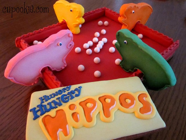 Hungry Hungry Hippos Cookies