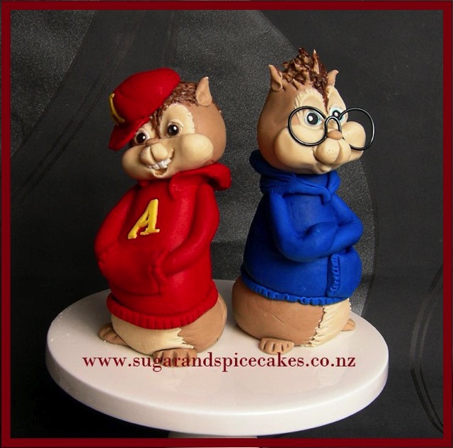 Alvin and the Chipmunks Cake Topper 