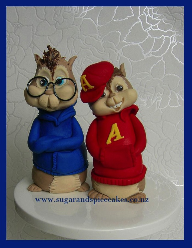 Alvin and the Chipmunks Cake Topper