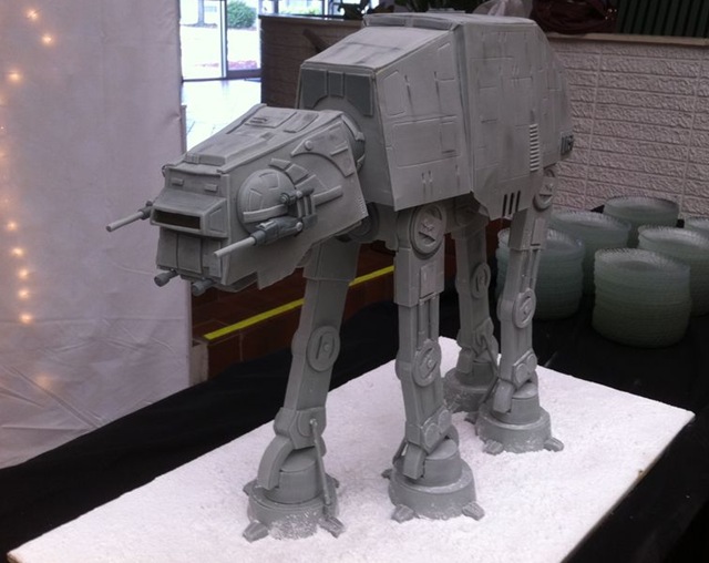 AT-AT Groom’s Cake