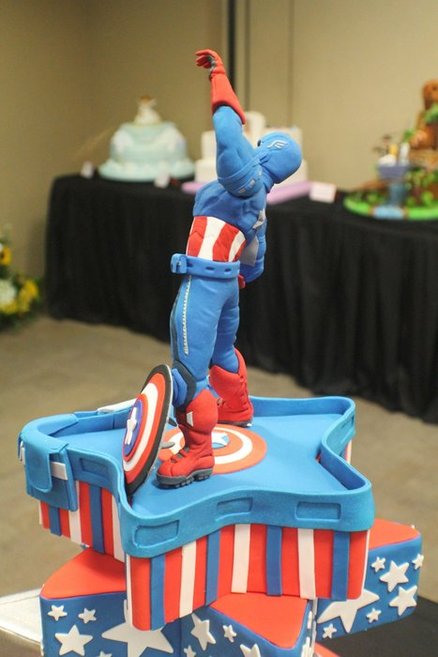 Captain America Cake 