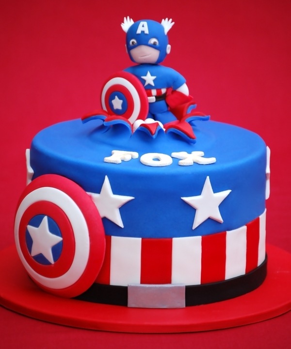 Captain America Cake