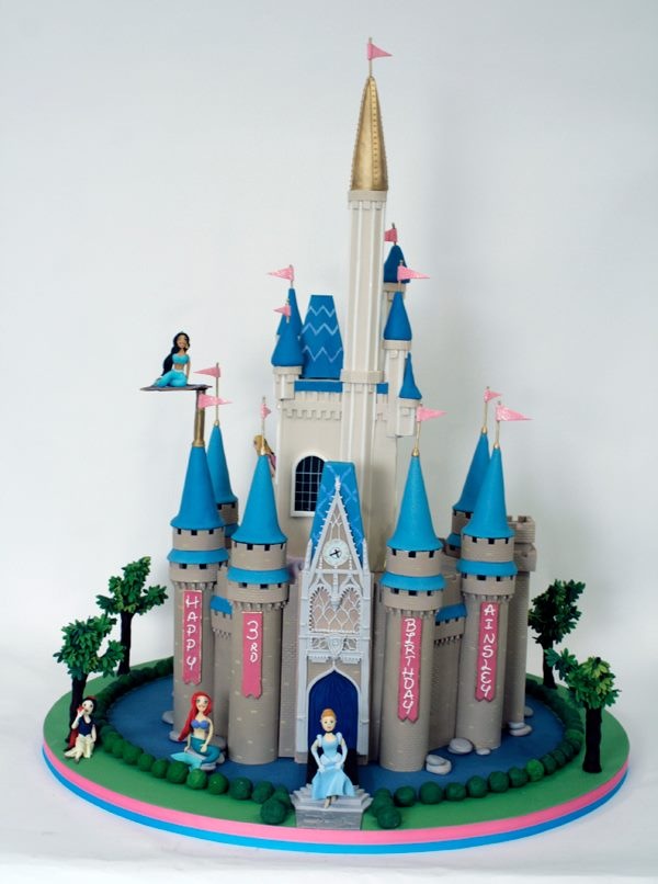 Cinderella’s Castle Cake