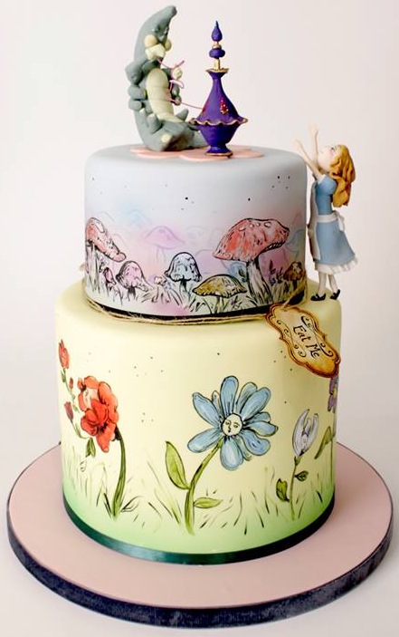 Alice in Wonderland Cake 