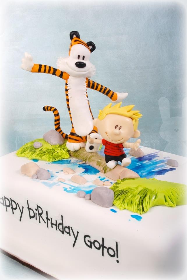Calvin and Hobbes Cake