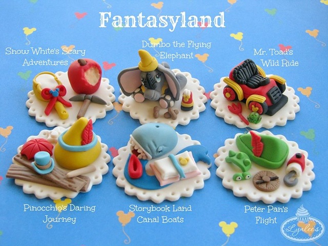 Disneyland Cupcake Toppers