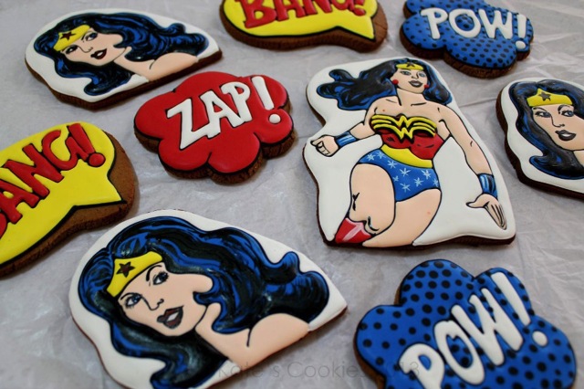 Wonder Woman Cookies