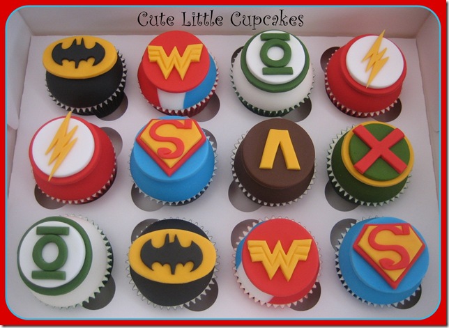 Justice League Cupcakes