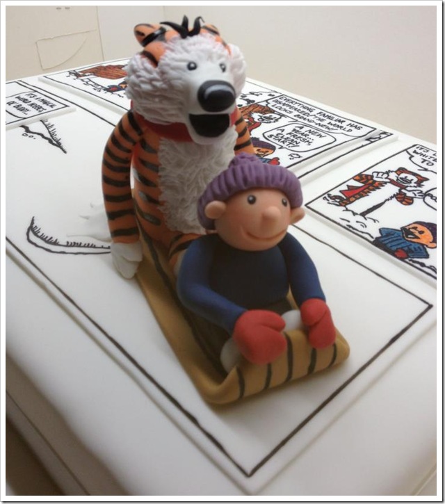 Calvin and Hobbes Cake
