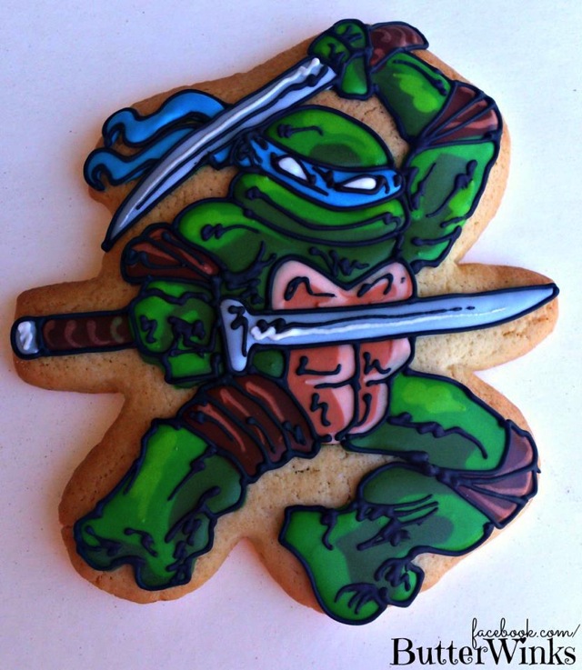 Teenage Mutant Ninja Turtle Cookie