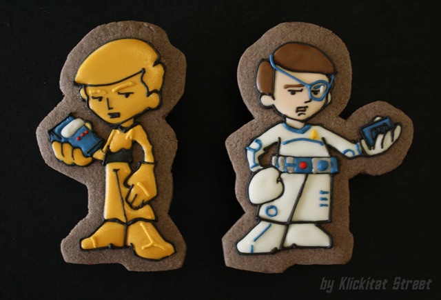 Scotty/C-3PO & McCoy/R2-D2 Cookies