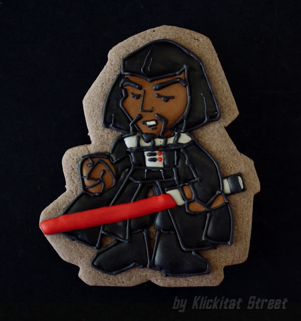 Klingon Darth Vader Cookie