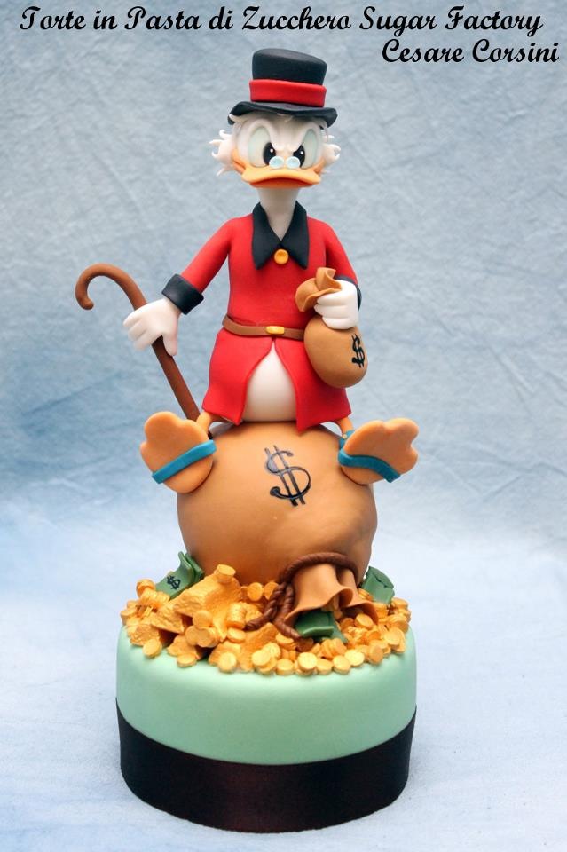 Scrooge McDuck Cake