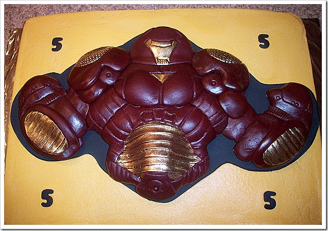 Iron Man Hulkbuster Cake