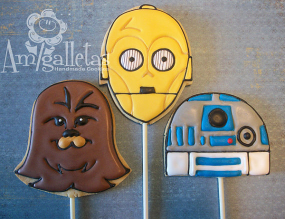 R2 D2 Cookie Pops