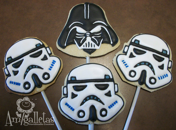 Stormtrooper Cookie Pops