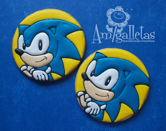 Sonic the Hedgehog Cookies