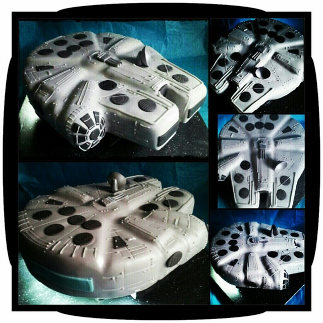 Millennium Falcon Cake